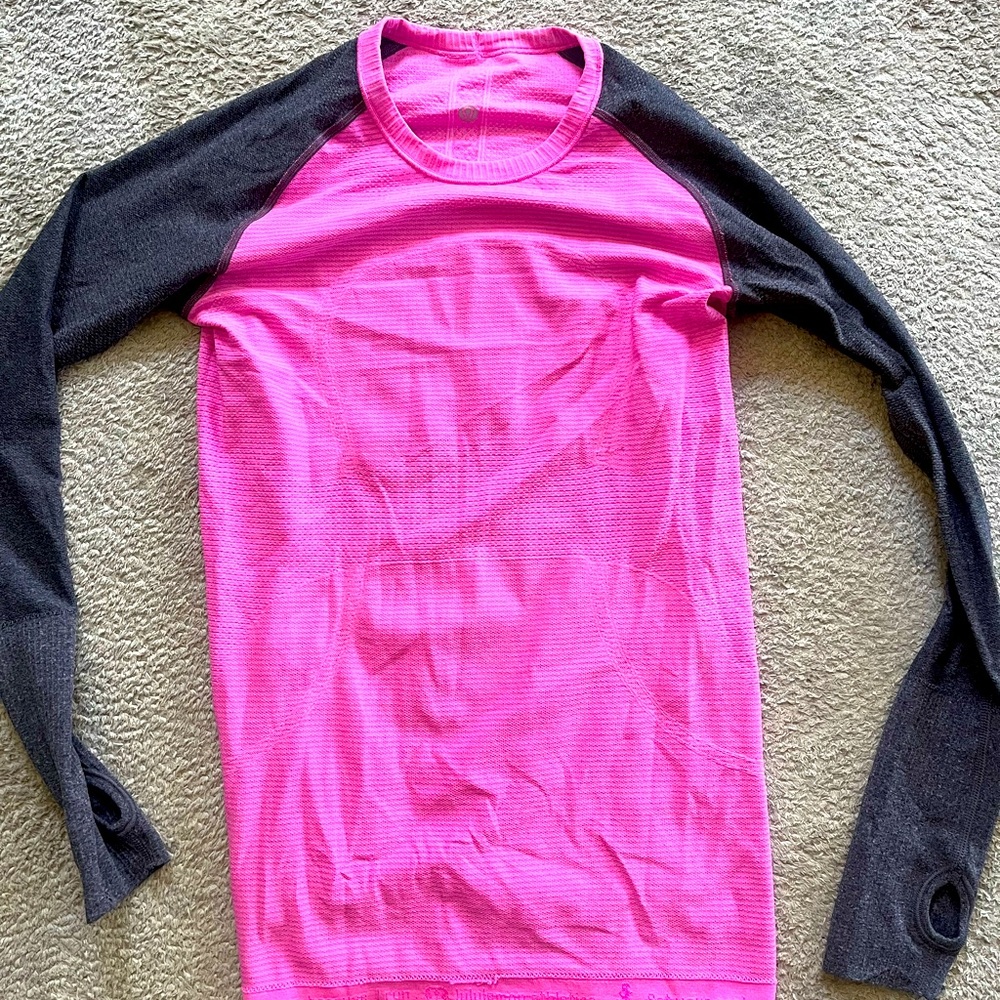 Pink and Gray Long Sleeve lululemon